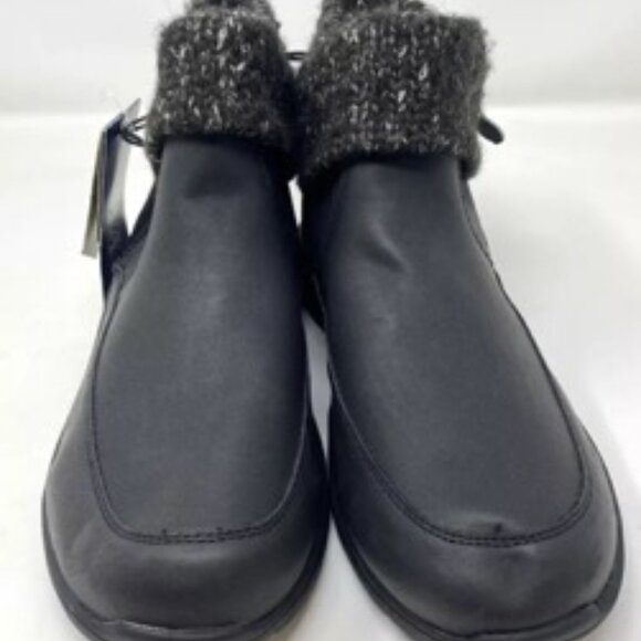 Khombu Billie Winter Ankle Boot Black Size 9 - Picture 2 of 6